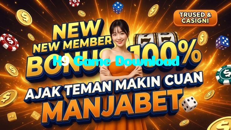 K9 Game Download casino presented on mobile device in Pakistan with slots and live games
